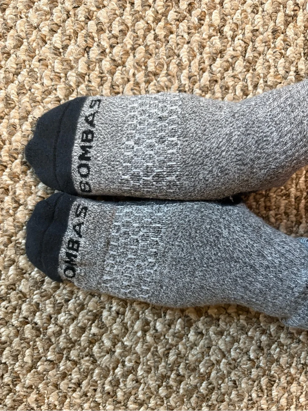 Performance Crew Socks - Black, Gray & White - Bombas - child size